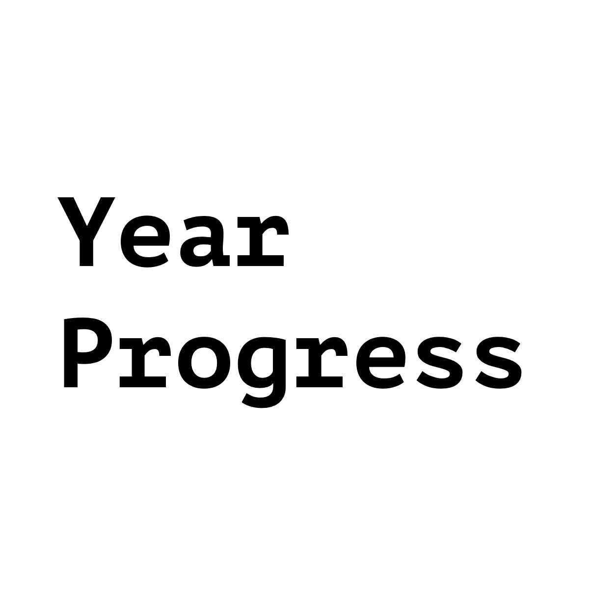 Year Progress (year-progress) Farcaster social identity (Fname handle) PFP