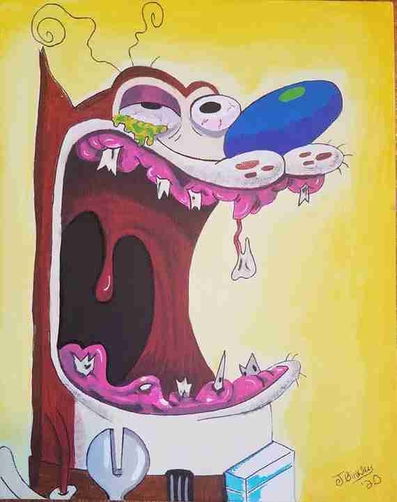 Stimpy (stimpy) Farcaster social identity (Fname handle) PFP