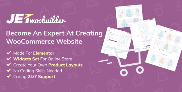 JetWooBuilder v2.3.3 - WooCommerce Addon for Elementor