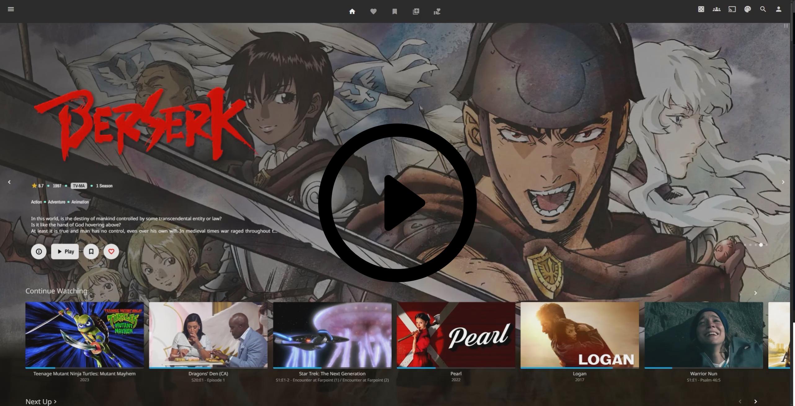 Home Screen Example