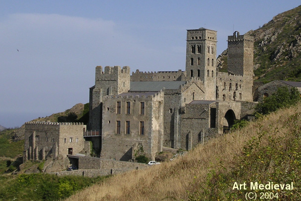 The monastery of Sant Pere de Rodes, as it now stands (albeit mostly empty inside)