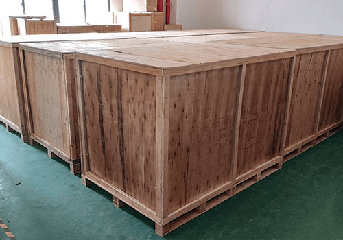wooden case packages
