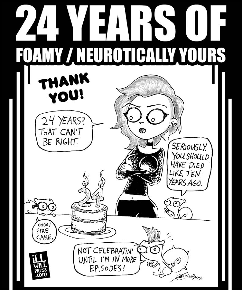 24 Years of Foamy! Thank You!