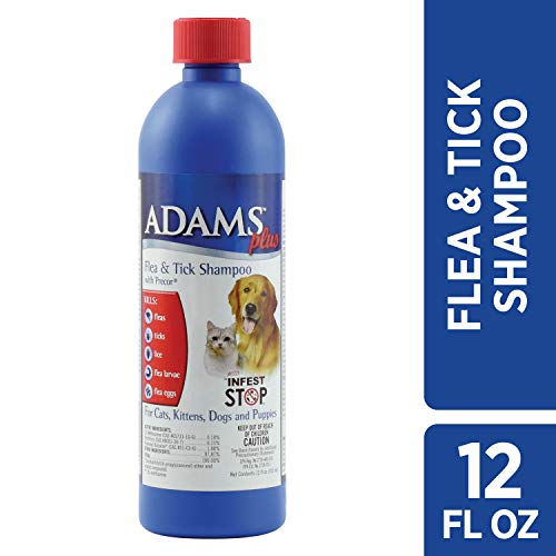 Adams Plus Flea and Tick Shampoo with Precor, 12 Ounce Adams Plus Flea and Tick Shampoo with Precor, 12 Ounce