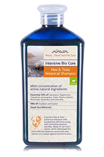 Arava Flea & Tick Control Dog & Puppy Shampoo, Pet Parasite Repellence & Prevention, Safe for Babies, Gently Scented Botanical Dead Sea Formula, 100% Natural Ingredients. 13.5 fl oz (2 Variations) Arava Flea & Tick Control Dog & Puppy Shampoo, Pet Parasite Repellence & Prevention, Safe for Babies, Gently Scented Botanical Dead Sea Formula, 100% Natural Ingredients. 13.5 fl oz (2 Variations)