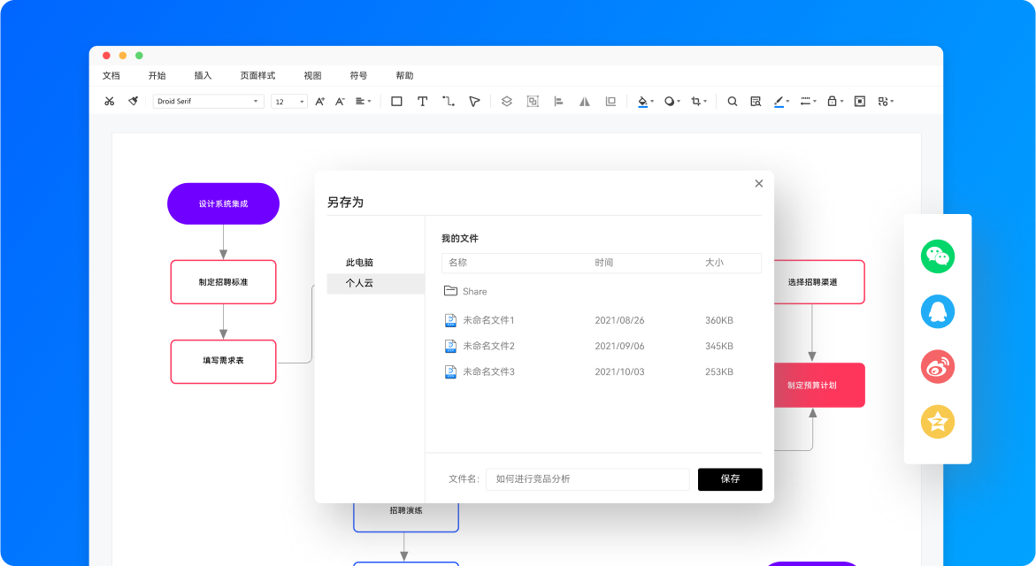 万兴图示分享