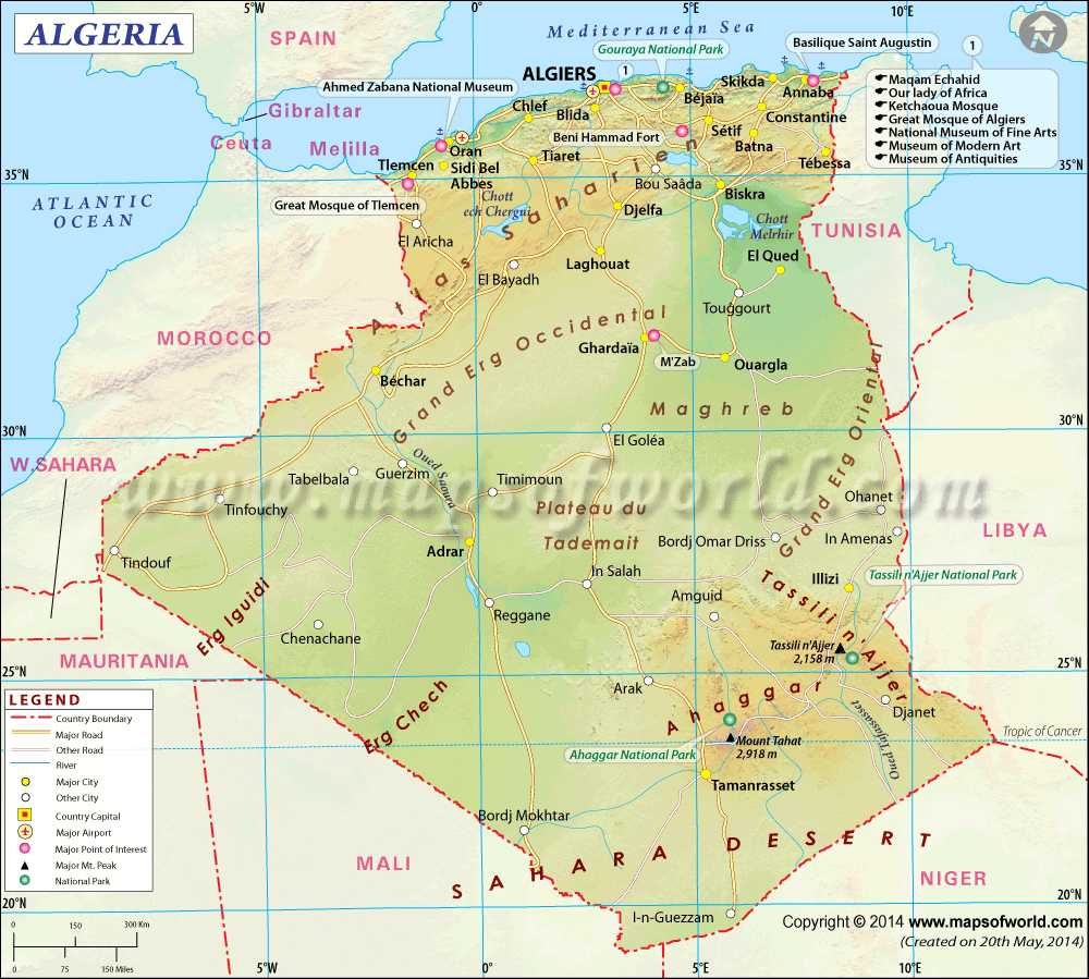 Algeria Map