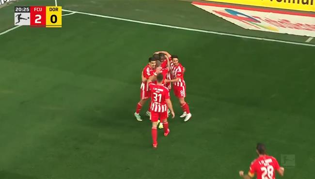 اهداف مباراة بوروسيا دورتموند ويونيون برلين 0 2 الدوري الالماني