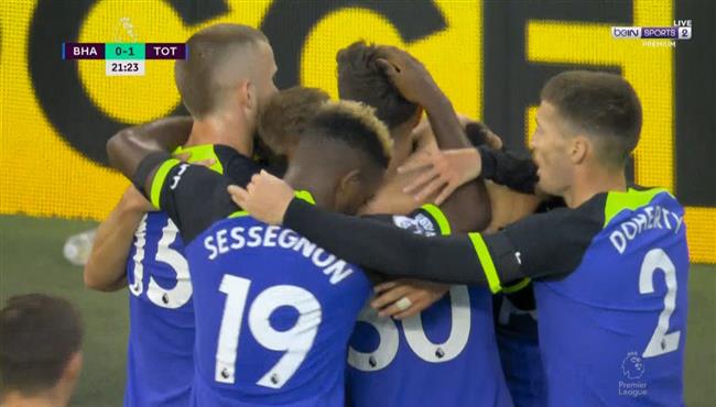هدف فوز توتنهام علي برايتون 1 0 الدوري الانجليزي