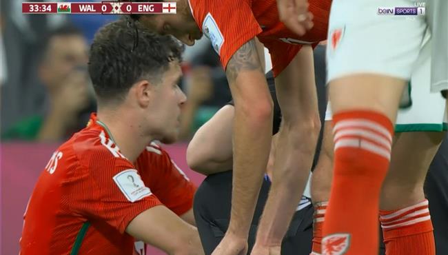 اصابة نيكو ويليامز وخروجه في مباراة انجلترا وويلز بكاس العالم