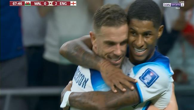 هدف راشفورد الثاني في مرمي ويلز بكاس العالم