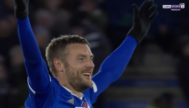 هدف جيمي فاردي الرائع في مباراة ليستر سيتي ونيوبورت كاونتي