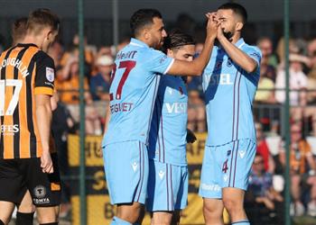 فيديو تريزيجيه يسجل في تعادل طرابزون سبور مع هال سيتي ودي ا