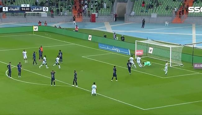 اهداف مباراة الاهلي والفيحاء 1 1 الدوري السعودي
