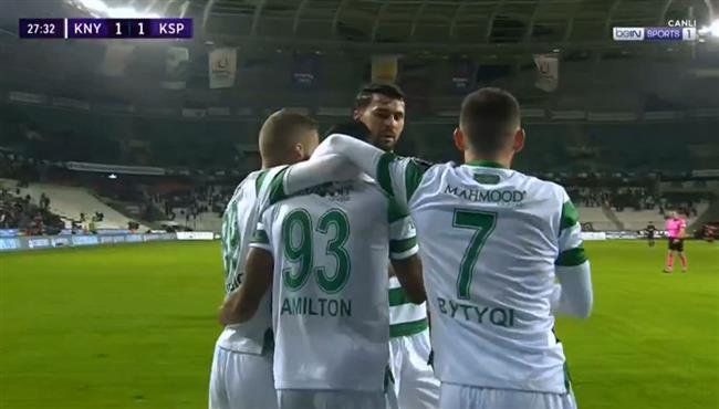 هدف كونيا في سبور في مرمي قاسم باشا اسيست كوكا