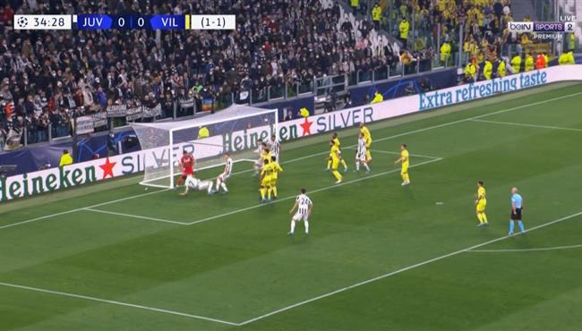 تصدي حارس فياريال الرائع يحرم يوفنتوس من تسجيل هدف