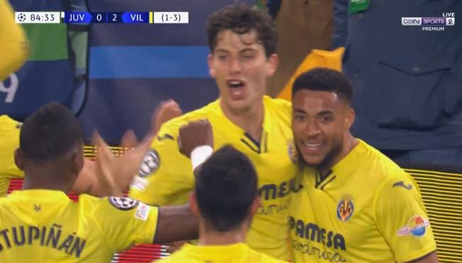 هدف فياريال الثاني في مرمي يوفنتوس 2 0 دوري ابطال اوروبا