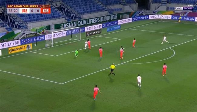 هدف الامارات الاول في مرمي كوريا الجنوبية بتصفيات كاس العالم
