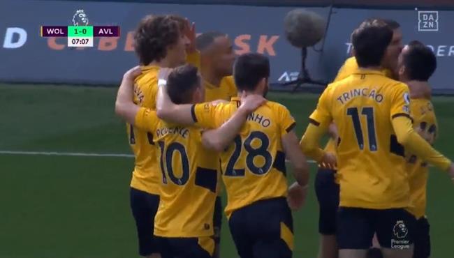 اهداف مباراة ولفرهامبتون واستون فيلا 2 1 الدوري الانجليزي