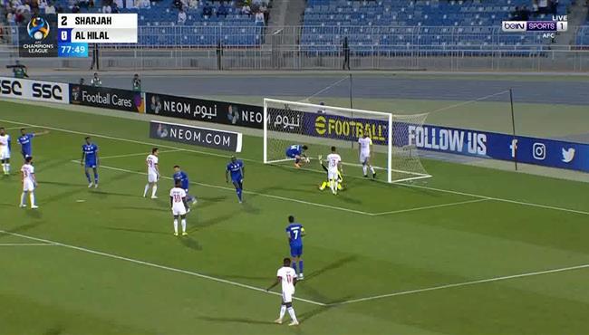 هدف الهلال الاول في مرمي الشارقة بدوري ابطال اسيا