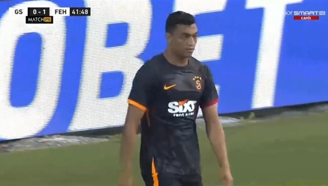 مصطفي محمد يهدر فرصة هدف محقق امام فيديوتن