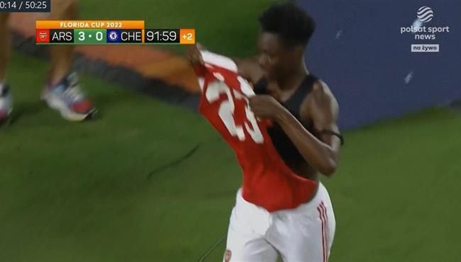 هدف ارسنال الرابع في مرمي تشيلسي مباراة ودية