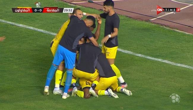 اهداف مباراة المقاولون العرب ومصر المقاصة 3 0 الدوري المصري