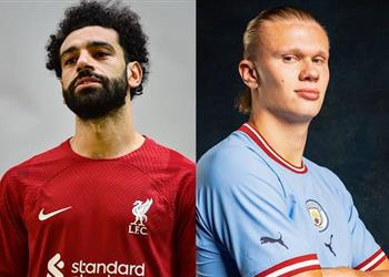 ترتيب هدافي الدوري الإنجليزي بعد نهاية الجولة الأولى ثنائية هالاند وعادة محمد صلاح