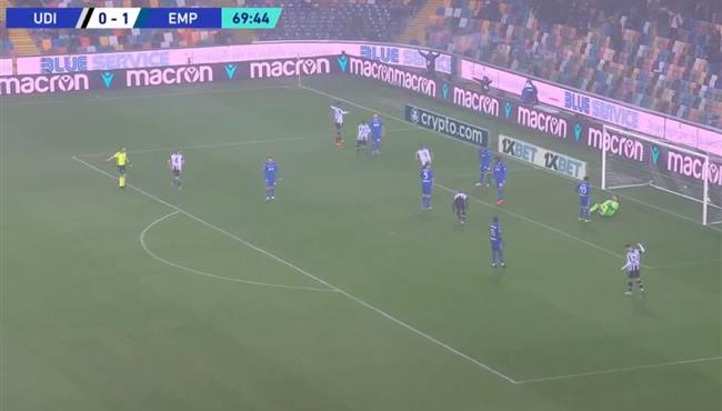 اهداف مباراة اودينيزي وامبولي 1 1 الدوري الايطالي