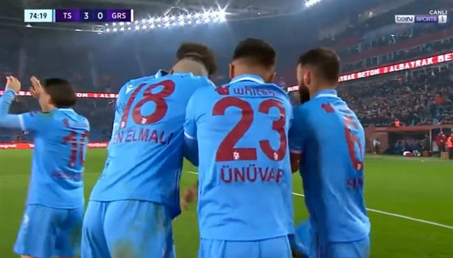 اهداف مباراة طرابزون سبور وجيرسون 3 0 الدوري التركي