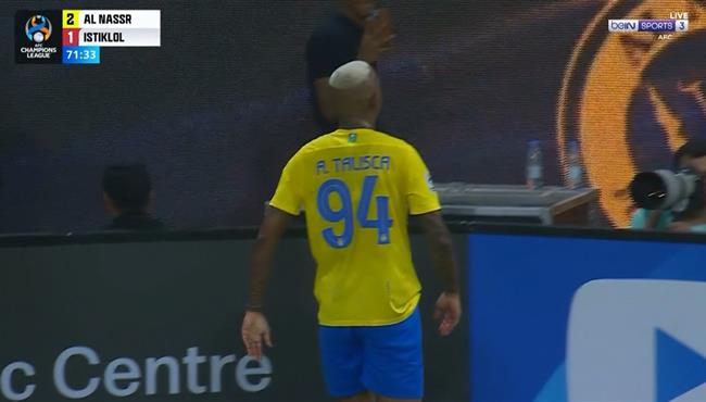 هدف تاليسكا الاول في مرمي استقلال دوشنبه بدوري ابطال اسيا