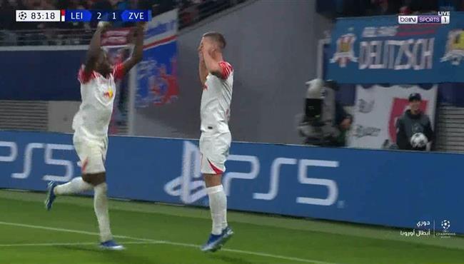 اهداف مباراة لايبزيج والنجم الاحمر 3 1 دوري ابطال اوروبا