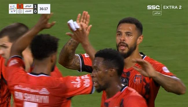 اهداف مباراة الشباب والرياض 2 2 الدوري السعودي