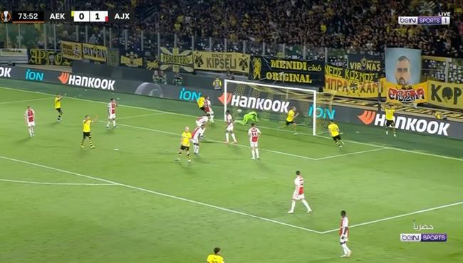 اهداف مباراة اياكس وآيك أثينا 1 1 الدوري الاوروبي