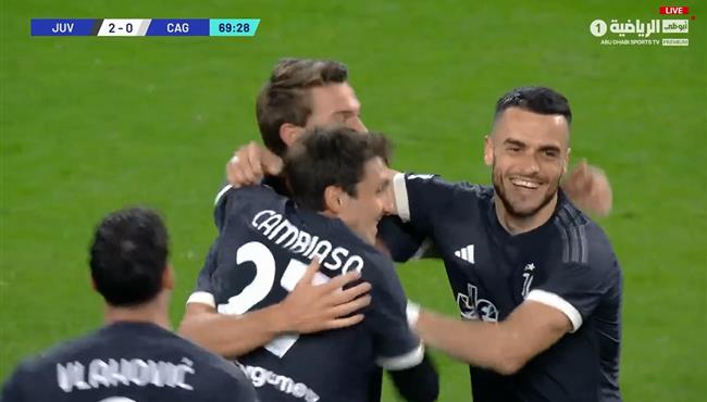 اهداف مباراة يوفنتوس وكالياري 2 1 الدوري الايطالي