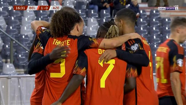 اهداف مباراة بلجيكا واذربيجان 5 0 تصفيات كاس امم اوروبا