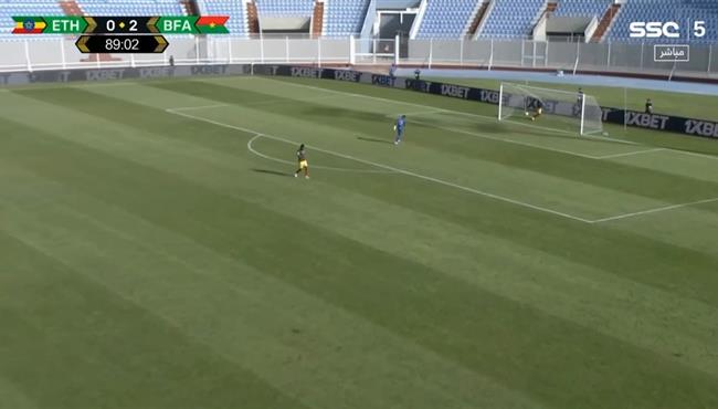 هدف بوركينا فاسو الثالث في مرمي اثيوبيا بتصفيات كأس العالم