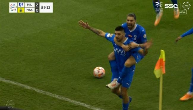 هدف ميتروفيتش الاول في مرمي النصر بالدوري السعودي ورد فعل رونالدو