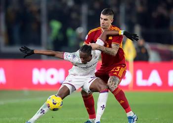 فيديو بـ9 لاعبين روما يسقط في فخ التعادل مع فيورنتينا بـ الدوري الإيطالي