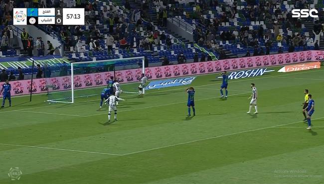 اهداف مباراة الشباب والفتح 1 1 الدوري السعودي