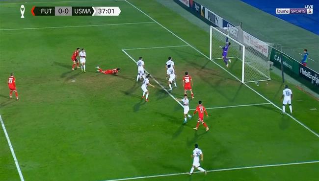 مروان محسن كاد ان يسجل هدف في مباراة فيوتشر واتحاد العاصمه