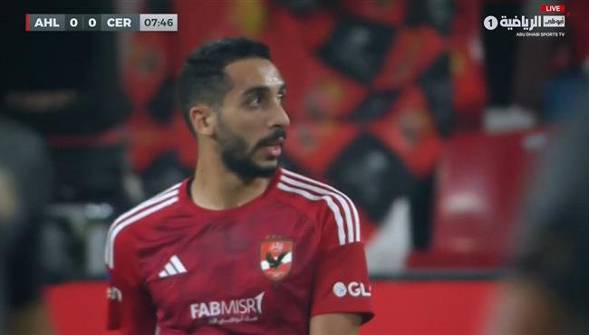 اول فرصة خطيره من الاهلي علي مرمي سيراميكا كليوباترا في كاس السوبر المصري