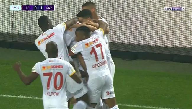 هدف فوز قيصري سبور علي طرابزون 1 0 الدوري التركي