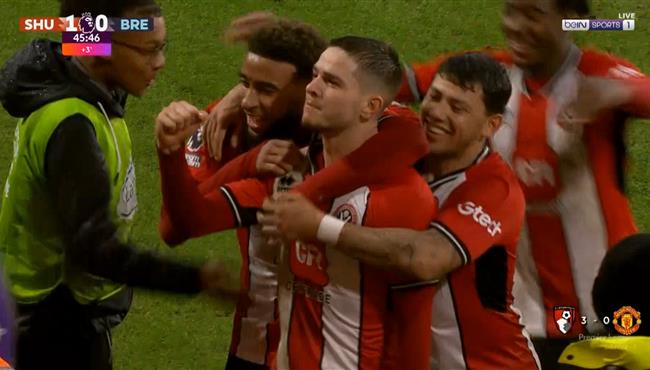 هدف فوز شيفيلد يونايتد الرائع علي برينتفورد 1 0 الدوري الانجليزي