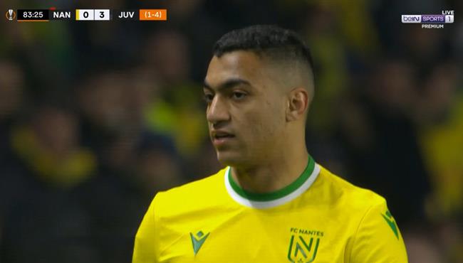 ملخص لمسات مصطفي محمد في مباراة نانت ويوفنتوس بالدوري الاوروبي