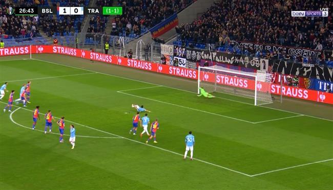 طرابزون سبور يهدر ركلة جزاء امام بازل في دوري المؤتمر الاوروبي