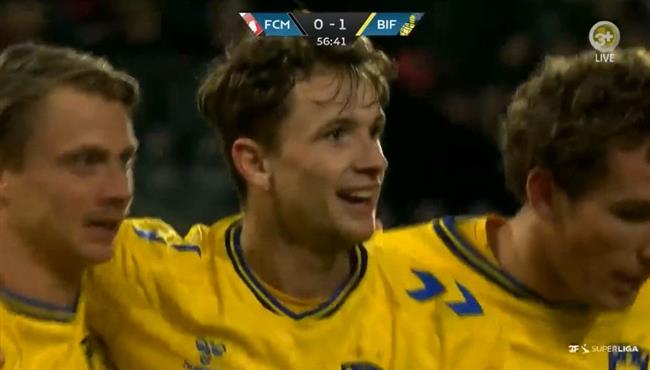 هدف فوز بروندبي علي ميتلاند 1 0 الدوري الدنماركي