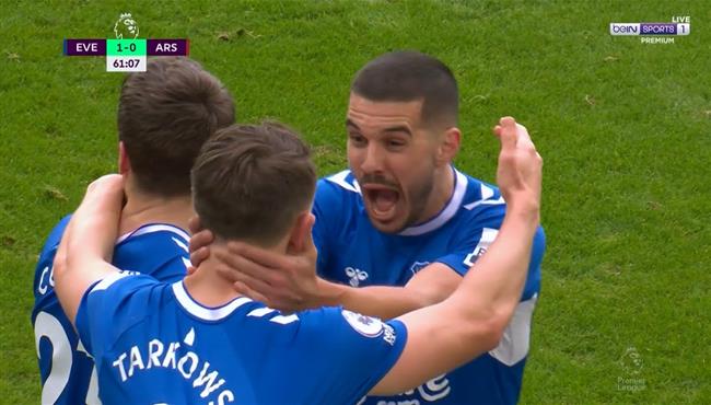 هدف فوز ايفرتون علي ارسنال 1 0 الدوري الانجليزي