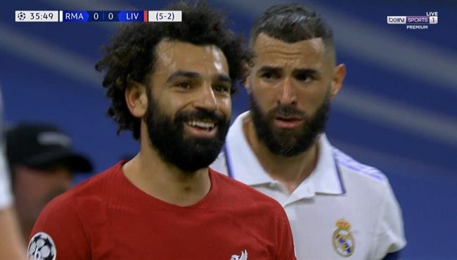 ملخص لمسات محمد صلاح امام ريال مدريد في دوري ابطال اوروبا
