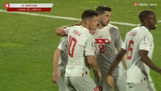 اهداف مباراة سويسرا وبيلاروسيا 5 0 تصفيات كاس امم اوروبا